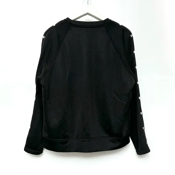 Alexander Wang Black Snaps Sweatshirt - Picture 5 of 7